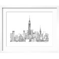thumbnail image 2 of Art.com New York Skyline Crop Art Print by Avery Tillmon, White Frame Wall Art, 21" x 17", 2 of 5