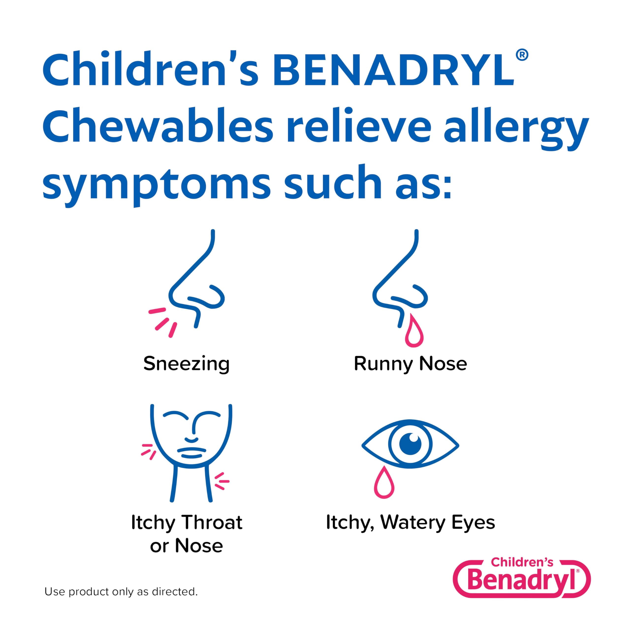 Benadryl Children's Allergy Chewables (Pack of 2)