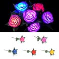 thumbnail image 1 of Cheers Charming Glow Rose Pattern LED Light Room Garden Faux Flower Lamp Decor, 1 of 2