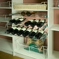thumbnail image 4 of Rev-A-Shelf Sidelines 5WBR-30CR-1 30 Inch Chrome Wire Pullout 7 Bottle Wine Rack, 4 of 7