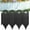 Black, variant on Garden Edging Border,Lawn Garden Fence Edgings Garden Edging Plastic Landscape Edging for The Yard,Lawn Edging,Flower Bed Edging