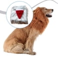 thumbnail image 4 of Gorro de Papá para gatos, cálido y creativo, ideal para disfrazar a tu mascota en estas fiestas. para gatos, cachorros y perros. Blanco L, 4 of 8