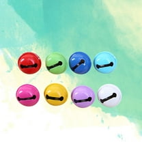 CTIRCHIU 20Pcs Metal Jingle Bells Assorted Color Crisp Sound for Christmas DIY Crafts Decor