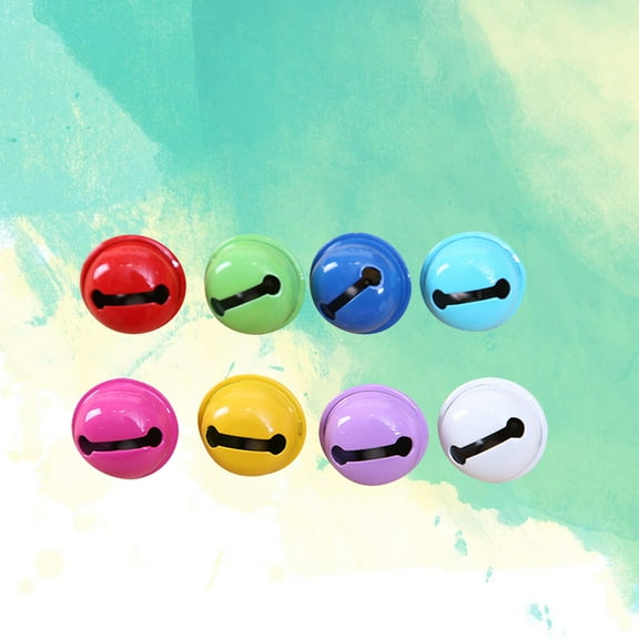 CTIRCHIU 20Pcs Metal Jingle Bells Assorted Color Crisp Sound for Christmas DIY Crafts Decor