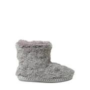 DF by Dearfoams Furry Bootie slippers (Little Girl & Big Girl)