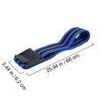 thumbnail image 5 of 2pcs Occlusion Training Bands Blood Flow Restriction Bands Bicep Muscle Training Straps(blue), 5 of 5