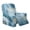 Blue Marble Paint Splatter, variant on Xoenoiee Hummingbird Flower Pattern Recliner Slipcover Stretch Reclining Chair Covers 4 Pieces Non Slip Recliner Sofa Slipcovers with Pockets Fitted Sofa Couch Cover Lazy Boy Chair Cover for Pet Kid