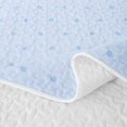 thumbnail image 5 of Erosebridal Blue Princess Bow Quilt King, Cute Cartoon Polkadots King Coverlet Set for Boys Girls Teens, 3 Pieces, 5 of 7