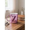 thumbnail image 4 of Personalization Mall Metallic Initial 11 Oz. Mug, Purple, F, 4 of 6