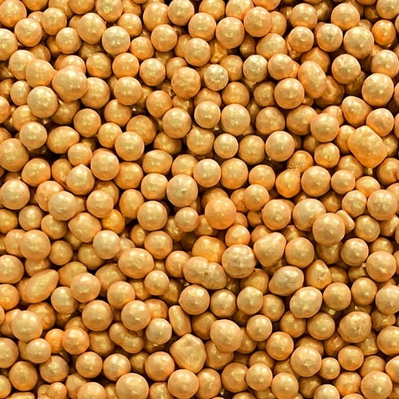 PEARLS CANDIES 7 MM SHIMMER GOLD 85 g