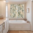 thumbnail image 3 of Sage Green Yellow Botanical Kitchen Curtains 84 Inch Length, Spring Summer Vintage Grommet Top Bedroom Living Room Curtains, Light Filtering Cafe Curtain Drapes 2 Panels Set 104''x84'', 3 of 9