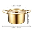 thumbnail image 2 of LOLIPPYY Korean Tofu Soup Pot Stainless Steel Cooking Pot for Home Use 1-Piece Kitchen Cookware, 2 of 8