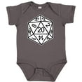 thumbnail image 3 of Inktastic 20 Sided White Dice Boys or Girls Baby Bodysuit, 3 of 5