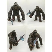King Kong PVC Action Figure 6.5" Black Gorilla Model High Detail w/ Battle Axe