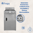 thumbnail image 2 of Parrilla de Anaquel Gas L.P. Fraga P225i Acero inoxidable 4 Quemadores, Encendido Manual, Gas L.P. Hecho en México., 2 of 3