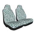 thumbnail image 2 of Pofeuu Floral Print Automotive Car Seat Covers Flat Cloth Full Set Seat Covers,Car Seat Covers front seats for Cars Trucks and SUVs-2 PCS, 2 of 9