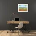 thumbnail image 3 of Del Missier, Andrea 18x15 White Modern Wood Framed Museum Art Print Titled - Campo di papaveri, 3 of 4