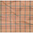thumbnail image 4 of oneOone Organic Cotton Poplin Twill Fabric Madras Check Print Fabric BTY 42 Inch Wide, 4 of 4