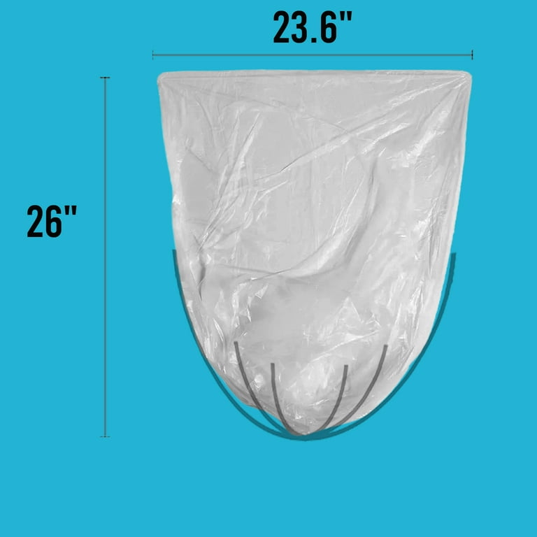  BEIDOU-PAC Trash Bags 8-10 Gallon, 300 Count Bulk, Clear  Plastic Recycling Bags, Multi-purpose Garbage Bags Can Liners for Business  Home Kitchen Commercial and Industrial : Health & Household