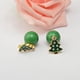thumbnail image 2 of Moda De Cristal Vintage Lindo árbol De Navidad Stud Pendientes Para Las Mujeres Hugo Pendientes, 2 of 9