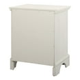 thumbnail image 5 of Farmhouse Basics 2 Drawer Nightstand  in Rustic White Finish Engineered Wood, 5 of 5