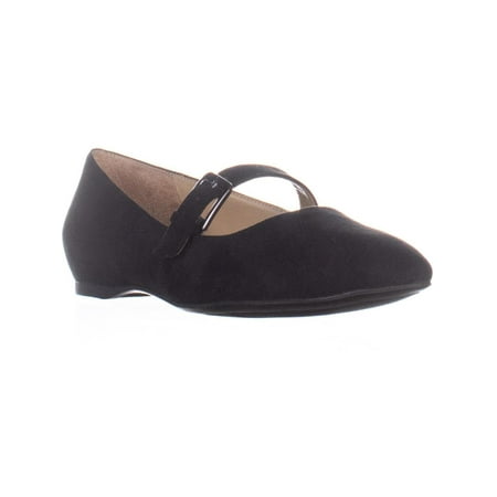 - Womens naturalizer Truly Mary Jane Flats, Black Fabric, 8 US / 38 EU