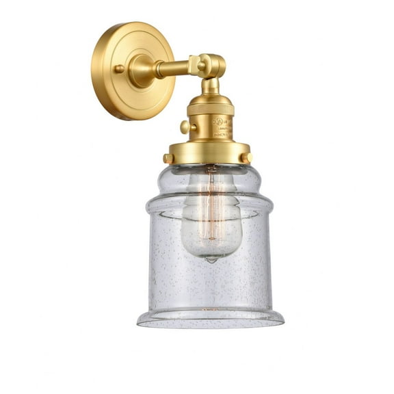 Innovations Lighting - Canton - 1 Light Wall Sconce In Industrial Style-11