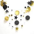 thumbnail image 4 of 39ft Party Decoration Circle Dot Garland, Twinkle Star Streamer, Hanging Stars Banner Backdrop for Engagement/Anniversary/Wedding/Baby Shower/Christmas/Birthday/New Year, 4 of 9