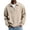 Beige, variant on Quarter Zip Pullover Men 2026 Fall Winter Long Sleeve Casual Lapel Collar Plain Corduroy Pullover Sweatshirt