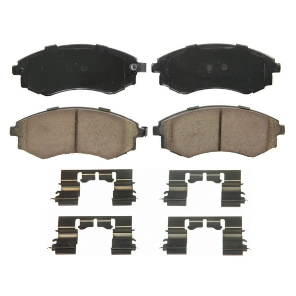 Wagner QuickStop ZD700 Ceramic Disc Brake Pad Set Fits select: 2000-2001 HYUNDAI ELANTRA, 1989-2001 HYUNDAI SONATA