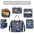 thumbnail image 2 of Pioneer Flower Floral Print Pattern Womens Lunch Box for Work,Insulated Large Lunch Bag,Leakproof Adult Lunch Bag for Work,Beach,Travel,Picnic,Camping, 2 of 6