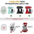 thumbnail image 2 of Bamboo Mixer Slider Mat for Tilt Head Kitchen Aid 4.5-5 Qt Stand Mixer, Appliance Sliding Mat for Kitchenaid Artisan 4.5-5 Qt, Kitchen Countertop Storage Accessories Mixer Moving Tray Attachments, 2 of 7