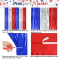 thumbnail image 6 of 4Th Of July Party Decorations 2026, Clearance Under $10, Independence Day Decoration Rain Silk Curtain Red, White, Blue 2.5 Meters, Patriotic Party Supplies Set, 6 of 9