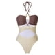 thumbnail image 3 of Trajes de baño tankini para mujer Traje de baño estampado diario para mujer Traje de baño conservador de cuerpo unido Conjunto de dos piezas con falda de playa estampada, 3 of 8