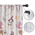 thumbnail image 4 of Blackout Kids Curtains,Pink Halloween Ghosts Childrens Insulated Curtains Set Of 2,Bedroom Essentials,Toddler Room Decor 52"x84", 4 of 5