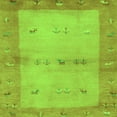 thumbnail image 1 of Ahgly Company Indoor Square Oriental Green Traditional Area Rugs, 4' Square, 1 of 1