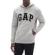 thumbnail image 1 of Sudadera con capucha para hombre GAP con logo y forro polar, gris claro XXL, 1 of 3