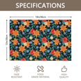 thumbnail image 3 of Placemat, Pioneer Flower Floral Print Pattern Place Mats Table Mat Set Of 2, PVC Washable Placemats for Party Kitchen Dining Decoration, 18x12 Inch, Fade Resistant, 3 of 6