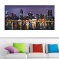 thumbnail image 2 of Design Art Montreal at Night Canvas Art, 2 of 3