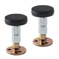 thumbnail image 4 of bedienty 2 Pcs Support Fixe pour Meubles Réglable en Alliage d'Acier Inoxydable Stabilisateur de Lit Mural Auto-Adhésif Butée de Porte Quincaillerie Anti-Vibration Noir G, 4 of 6