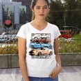 thumbnail image 4 of Shelby Cars Sketch Women's V-Neck T-shirt Mustang Racing American Muscle Car GT500 Cobra Performance Powered by Ford Tee, 4 of 7