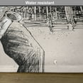 thumbnail image 6 of Ambesonne Jazz Place Mats Set of 4, River Bank Palm Trees, Standard Size, Beige Black, 6 of 6