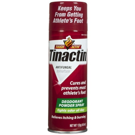 Tinactin Antifungal Deodorant Powder Spray for Athlete's Foot 4.6oz