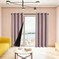 thumbnail image 3 of Curtains With Top Design Light Blocking Thermal Insulated Drapes For Room Darkening Windows Easy Installation Suitable For Living Room Curtain 2, 3 of 4