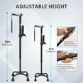 thumbnail image 6 of HEALTHBAZAAR Quad Cane Walking Cane for Women & Men for Balance Stability Adjustable Lightweight Walking Stick Black, 6 of 8