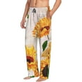 thumbnail image 2 of Balery Men'S Sunflower 5 Pants,Sleepwear Pants,Pajama Pants,Pj Bottoms Drawstring And Pockets-Small, 2 of 9