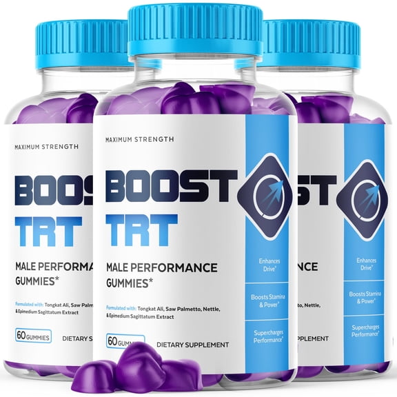 Boost TRT Gummies Advanced Formula All Natural Vitamin Supplement BoostTRT 180 Gummies