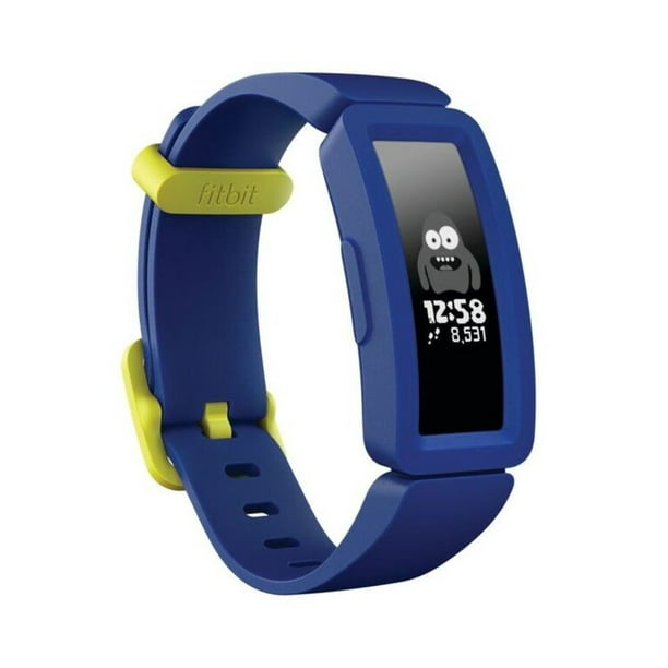 Fitbit Ace 2 Activity Tracker for Kids 6+ in Night Sky with Neon Yellow Clasp