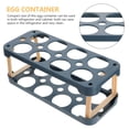 thumbnail image 4 of Caja de almacenamiento de huevos Almacenamiento Huevos Huevos Organizador de cocina Refrigerador Huevo Estante, 4 of 6