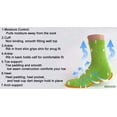 thumbnail image 3 of COUVER Cushioned Athletic Crew Socks 2 Pairs, Dark Green, Medium, 3 of 8